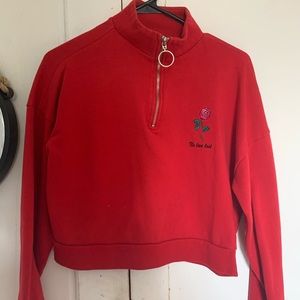 Size Medium Forever 21 Long Sleeved Crop Top